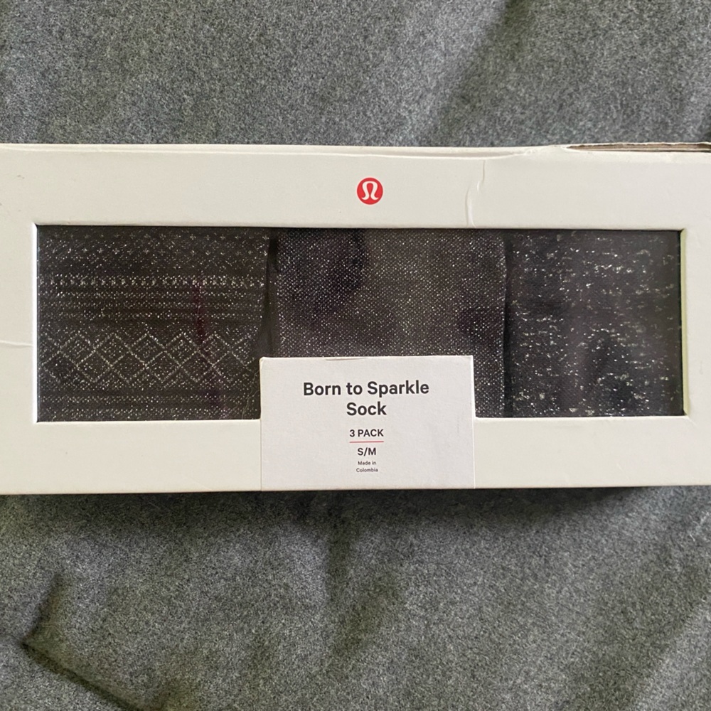 Lululemon Born to Sparkle Socks